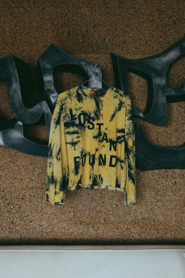 Lost & Found Tie-dye Bell Sleeve