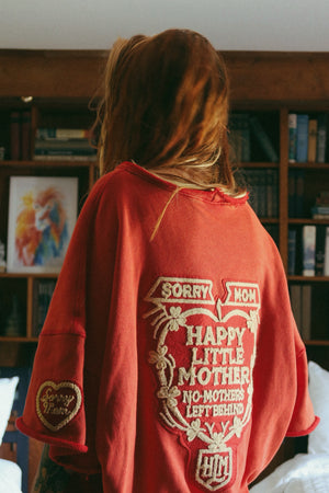 Sorry Mom Cropped Crew