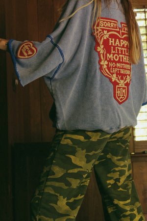 Sorry Mom Cropped Crew